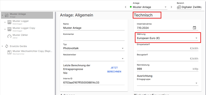 Währung Wählen