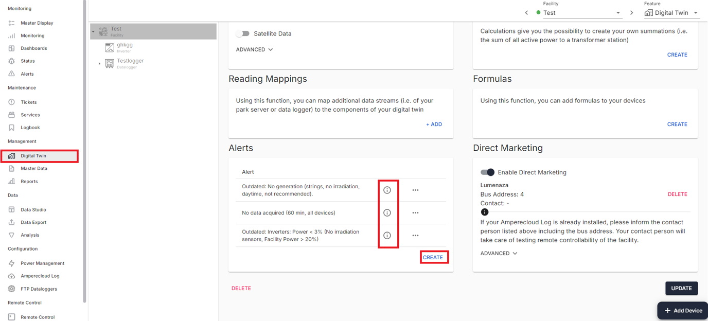Creating alerts