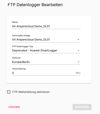 box ftp weiterleitung