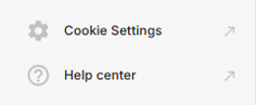 cookie settings