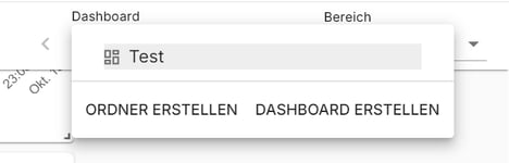 dashboard auswählen