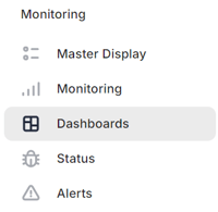 dashboards sidebar