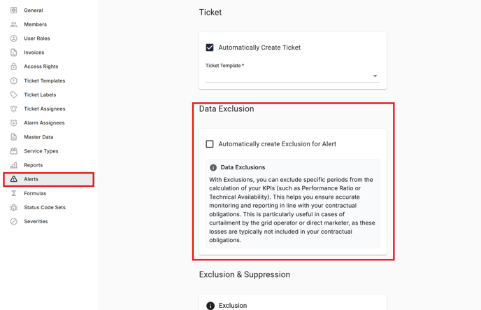 data exclusion