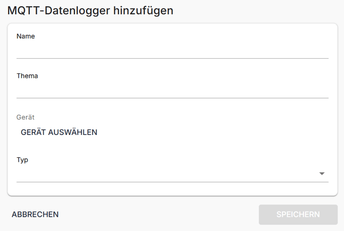 mqtt datenlogger bennenung