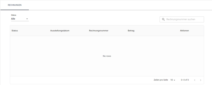 rechnungen übersicht