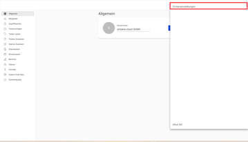 screenshot firmeneinstellungen Neu